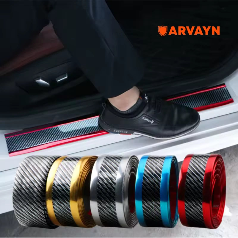 Arvayn Kapı Eşiği Koruyucu - Karbon Fiber Tasarım