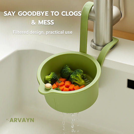 Arvayn ClearFlow Sink Basket – No More Clogs & Mess