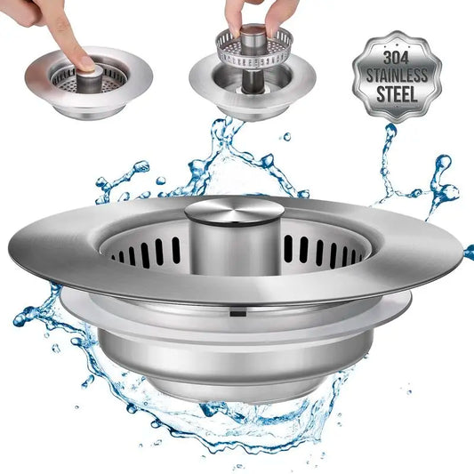 Arvayn 3-in-1 Sink Strainer – Filter, Catch & Protect