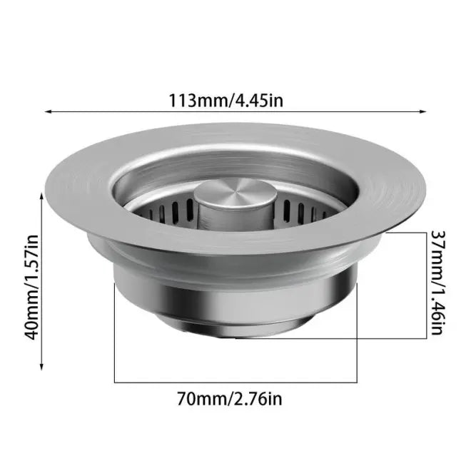 Arvayn 3-in-1 Sink Strainer – Filter, Catch & Protect