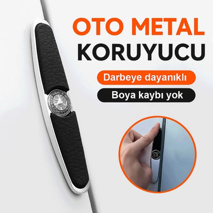 Arvayn Premium Metal&Karbon Kapı Koruyucu (4'lü Set)