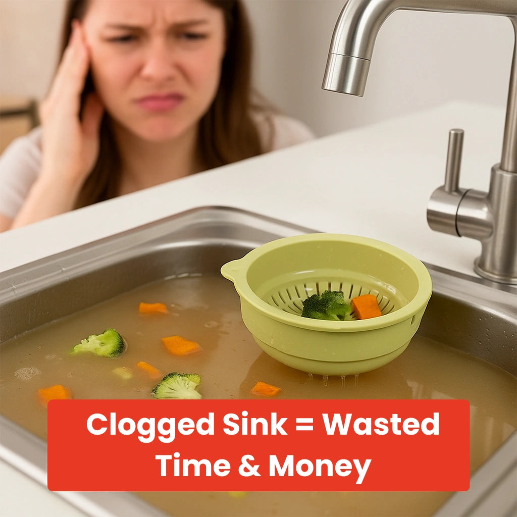 Arvayn ClearFlow Sink Basket – No More Clogs & Mess